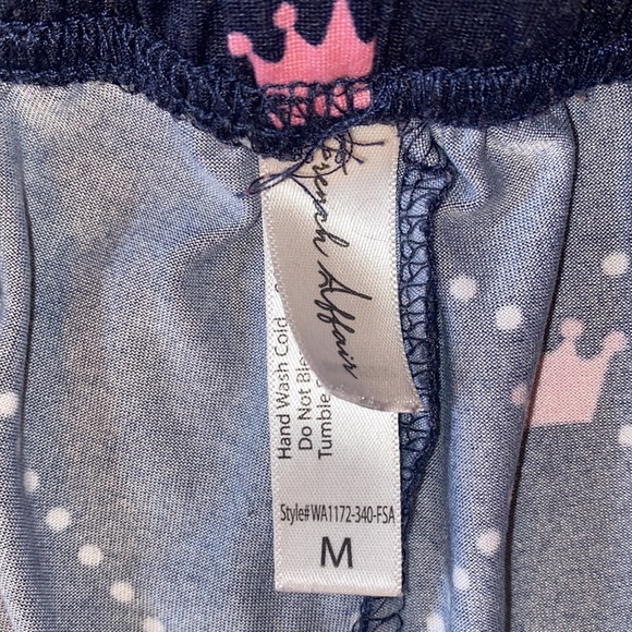 Fancy Affairs Pink and Blue Sassy Since Birth Tank Top and Capri Pants PajamaSet - Picture 6 of 6